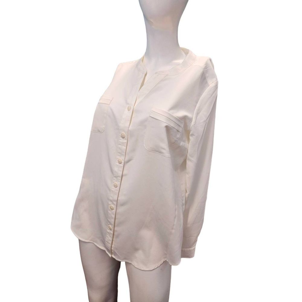 Covington Essentials Off White Pullover Dress Top… - image 7